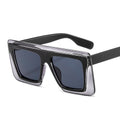 Square Big Frame Retro Sunglasses Men Women Fashion Shades UV400 Vintage Glasses