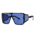 46588 Oversized Luxury Brand Sunglasses Retro Men Women Fashion One Lens Shades Uv400 Vintage Glasses