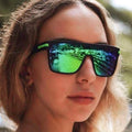 Polarized Sunglasses For Men Oversize Square Anti UV400 Male Mirror Sun Glasses Original Driving Goggles Women zonnebril