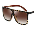 Big Frame Square Sunglasses Women fashion Flat Top Oversize Luxury Brand Gradient sun glasses for women
