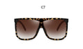 Big Frame Square Sunglasses Women fashion Flat Top Oversize Luxury Brand Gradient sun glasses for women