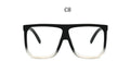 Big Frame Square Sunglasses Women fashion Flat Top Oversize Luxury Brand Gradient sun glasses for women