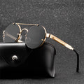 Brand Designer Vintage Sunglasses Man Woman Metal Steampunk Sun Glasses Classic Round Retro Shades Driving Oculos De Sol