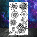 Butterfly Rose Flower Temporary Tattoos For Women Adult Kids Girl Feather Snake Scorpion Fake Tattoo Neck Arm Hands Small TatoosJ82509-CSQ039