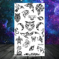 Butterfly Rose Flower Temporary Tattoos For Women Adult Kids Girl Feather Snake Scorpion Fake Tattoo Neck Arm Hands Small TatoosJ82509-CSQ054