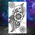 Butterfly Rose Flower Temporary Tattoos For Women Adult Kids Girl Feather Snake Scorpion Fake Tattoo Neck Arm Hands Small TatoosJ82509-CSQ041