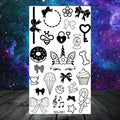 Butterfly Rose Flower Temporary Tattoos For Women Adult Kids Girl Feather Snake Scorpion Fake Tattoo Neck Arm Hands Small TatoosJ82509-CSQ061