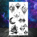 Butterfly Rose Flower Temporary Tattoos For Women Adult Kids Girl Feather Snake Scorpion Fake Tattoo Neck Arm Hands Small TatoosJ82509-CSQ100