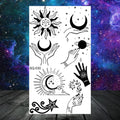 Butterfly Rose Flower Temporary Tattoos For Women Adult Kids Girl Feather Snake Scorpion Fake Tattoo Neck Arm Hands Small TatoosJ82509-CSQ030