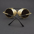 Classic Gothic Steampunk Sunglasses Polarized Men Women Brand Designer Vintage Oval Metal Frame Sun Glasses UV400