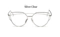 Computer Transparent Eyewear Frames Classic Brand Fashion Cat Eye Glasses For Women Oversized Spectacle Eyeglasses