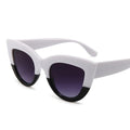Fashion Women Vintage Sunglasses Cat Eye Sunglass Retro Brand Designer Female Pink Mirror Sun Gasses UV400