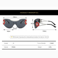 Fashion Brand Designer Y2K Rimless Sunglasses Women For Men 2023 New Trend Sun Glasses Luxury Vintage Punk Metal Star Big Goggle