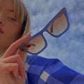 Fashion Cat Eye Sunglasses Ladies Retro Luxury Glasses Brand Designer Men's Trendy Tone Decoration UV400