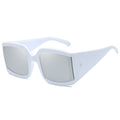 Fashion Oversized Sunglasses Women Vintage Square Sun Glasses Women Big Frame Mirror Eyewear UV400 Travel Gafas De Sol Feminino