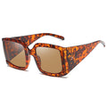 Fashion Oversized Sunglasses Women Vintage Square Sun Glasses Women Big Frame Mirror Eyewear UV400 Travel Gafas De Sol Feminino
