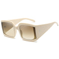 Fashion Oversized Sunglasses Women Vintage Square Sun Glasses Women Big Frame Mirror Eyewear UV400 Travel Gafas De Sol Feminino