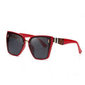 Fashion Square Gradient Mirror Sunglasses Women 2023 Retro Brand Designer Sun Glasses Female  Big Frame  UV400
