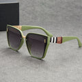 Fashion Square Gradient Mirror Sunglasses Women 2023 Retro Brand Designer Sun Glasses Female  Big Frame  UV400