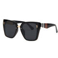 Fashion Square Gradient Mirror Sunglasses Women 2023 Retro Brand Designer Sun Glasses Female  Big Frame  UV400