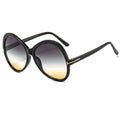 Fashion Vintage Oversized Round Sunglasses Trendy Retro Oval Sun Glasses For Woman Party UV400