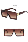 oversized Square black women's sunglasses  trend luxury brand Gradient shades for men Vintage Retro sunglasses woman