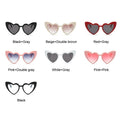 Heart Brand Designer Sunglasses Woman Luxury Plastic Sun Glasses Classic Retro Outdoor Eyewear Oculos De Sol Gafas