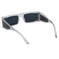 Fashion Rectangle Small Sunglasses Women Luxury Brand Mirror Black Clear Lens One Piece Punk Men Gafas Shades