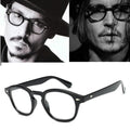 Johnny Depp Computer Glasses Men Retro Vintage Brand Eyeglasses Women Optical Spectacle Glasses Frame Anti Blue Light Glasses