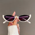 New in Small Cat Eye Sunglasses Women Trendy Vintage Composite Shades Eyewear Fashion Luxury Brand Designer Sun Glasses