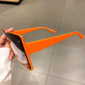 Oversize Square Men Women Sunglasses Fashion Vintage Mirror Shades Eyewear Luxury Brand Designer UV400 Goggle Sun Glasses