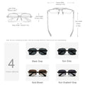 New Design Sunglasses For Men Polarized Gradient Sun glasses Women Men Semi-Rimless Square Retro Eyewear Okulary