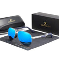Men's Vintage Square Sunglasses Polarized UV400 Lens Eyewear Accessories Male Sun Glasses For Men