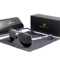 Men's Vintage Square Sunglasses Polarized UV400 Lens Eyewear Accessories Male Sun Glasses For Men