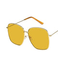 Fashion Metal Women Sunglasses Mirror Classic Large frame Retro Street Beat Glasses Travel