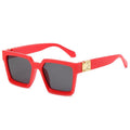 Luxury Retro Sunglasses Women Square Brand Sunglasses Women Mirror Sun Glasses Men Eyewear