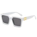 Luxury Retro Sunglasses Women Square Brand Sunglasses Women Mirror Sun Glasses Men Eyewear