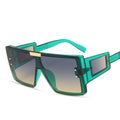 Oversized Sunglasses Women Siamese Square Women Sun Glasses Luxury Brand Designer Sunglasses For Women/Men Goggles