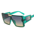 Oversized Sunglasses Women Siamese Square Women Sun Glasses Luxury Brand Designer Sunglasses For Women/Men Goggles