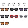 2023 Square Sunglasses Men Retro Eyeglasses Men/Women Gradient Clear Lens Glasses Men Gafas Lentes De Sol Mujer UV400