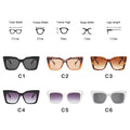 LeonLion Leopard Cateye Sunglasses Women Retro Eyewear Shades for Women Wholesale Luxury Square Oversized Glasses Gafas De Sol