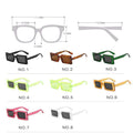 Rectangle Sunglasses Men  Luxury Brand Retro Eyewear for Women/Men Vintage Eyeglasses Women Square