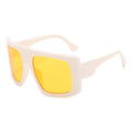 Lunettes de soleil carrs pour femmes, Vintage, surdimensionns, noires, roses, bleues, Cool