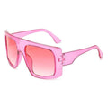 Lunettes de soleil carrs pour femmes, Vintage, surdimensionns, noires, roses, bleues, Cool