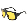 Lunettes de soleil carrs pour femmes, Vintage, surdimensionns, noires, roses, bleues, Cool