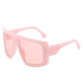 Lunettes de soleil carrs pour femmes, Vintage, surdimensionns, noires, roses, bleues, Cool