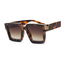 Luxury Square Man Sunglasses Glamour Fashion Brand Sun Glasses For Woman Classic Vintage Black Designer Gradient Shades