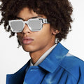 Luxury Square Man Sunglasses Glamour Fashion Brand Sun Glasses For Woman Classic Vintage Black Designer Gradient Shades