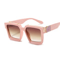 Luxury Square Man Sunglasses Glamour Fashion Brand Sun Glasses For Woman Classic Vintage Black Designer Gradient Shades