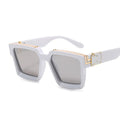 Luxury Square Man Sunglasses Glamour Fashion Brand Sun Glasses For Woman Classic Vintage Black Designer Gradient Shades
